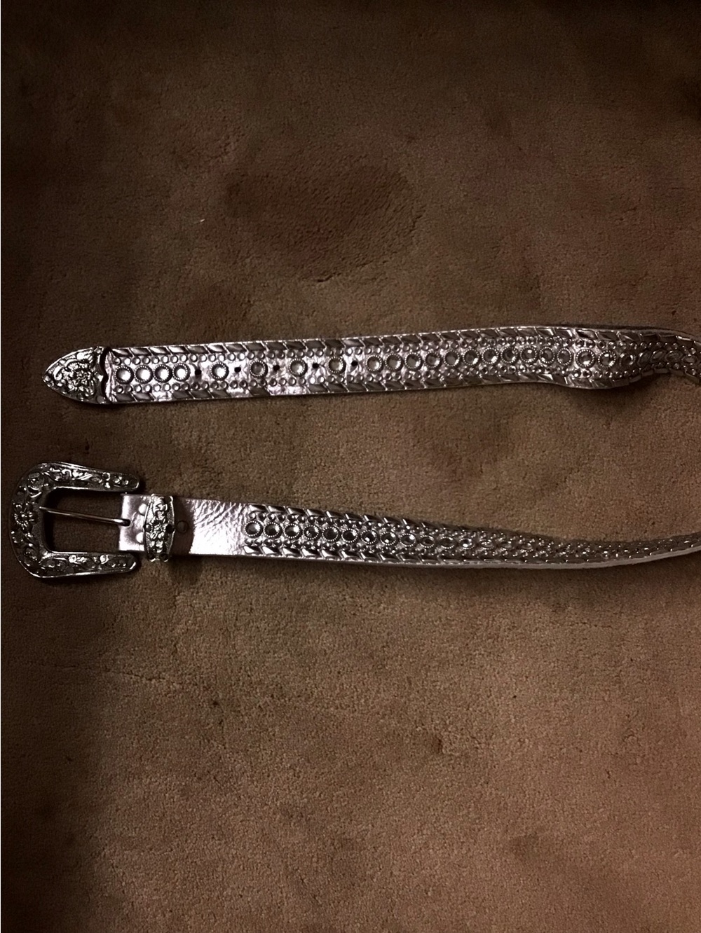 Pink Embellished Women's Belt